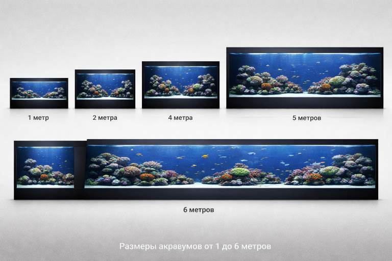 Аквариум по размерам 
